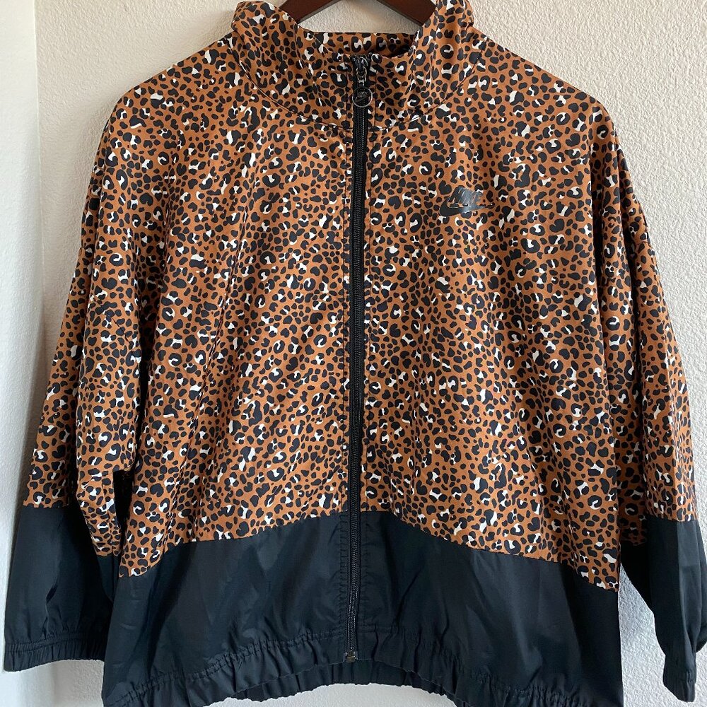 Nike Leopard Print Windbreaker